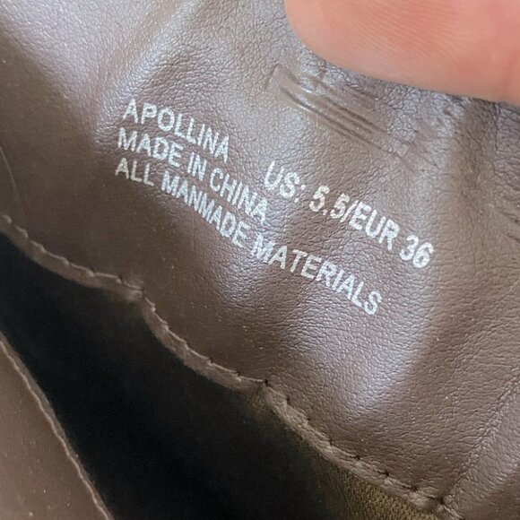 Just Fab Brown Apollina Knee High Boots 5.5 - Picture 10 of 10